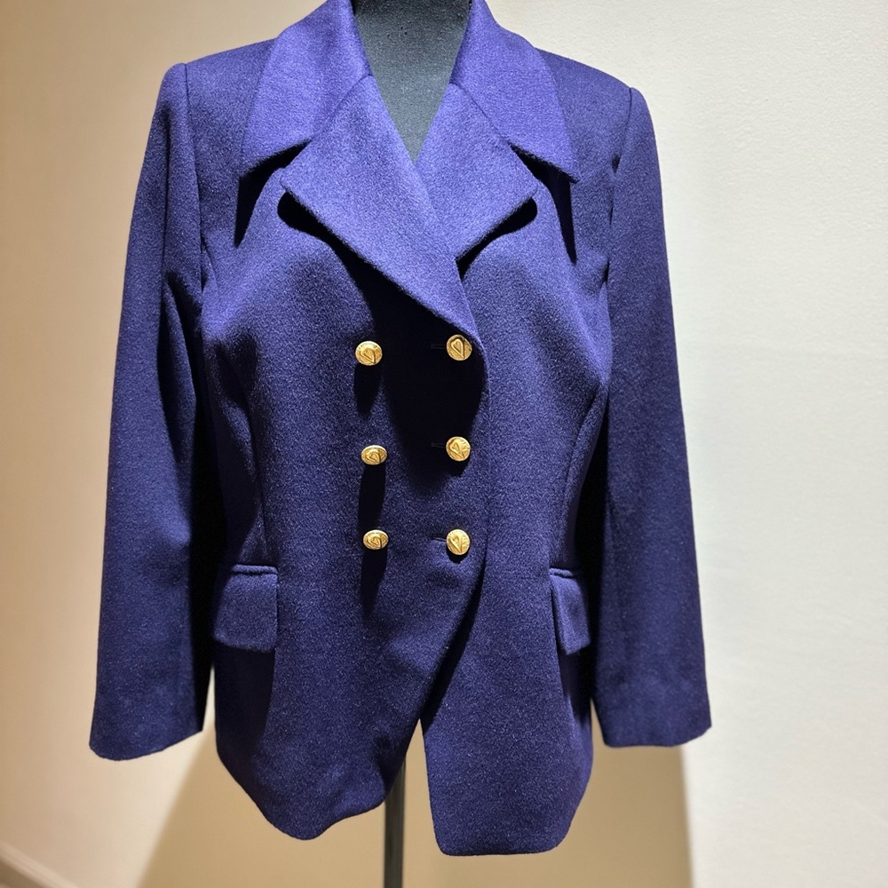 ESCADA Margaret Ley Vintage Double Breasted Jacket